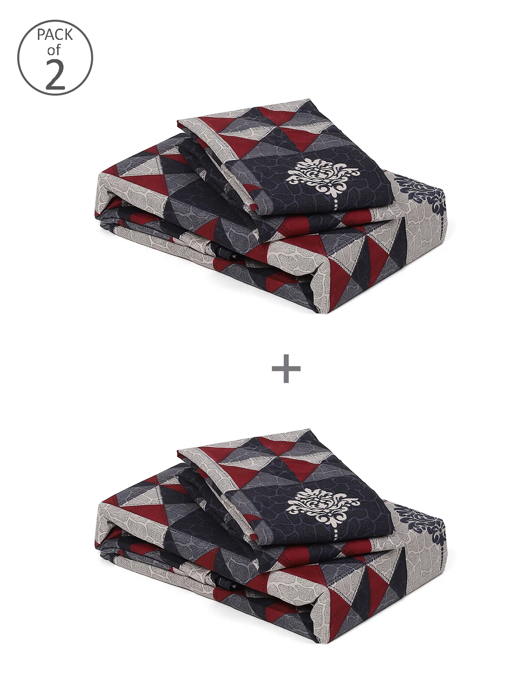 MOCA by Monte Carlo 120 GSM Microfibre Double Bedsheet (2 Pcs Set) - Image 10