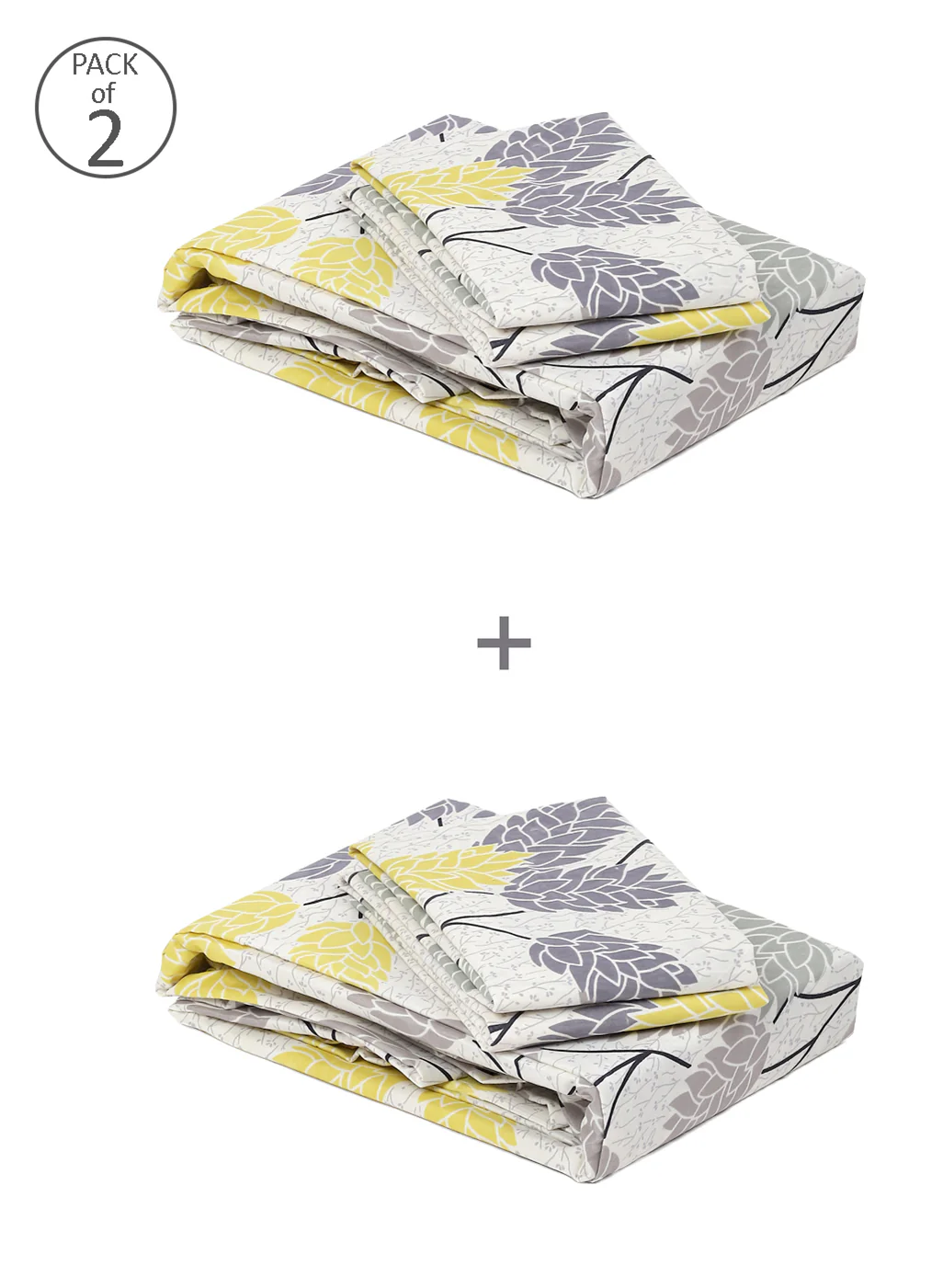 MOCA by Monte Carlo 120 GSM Microfibre Double Bedsheet (2 Pcs Set) - Image 10