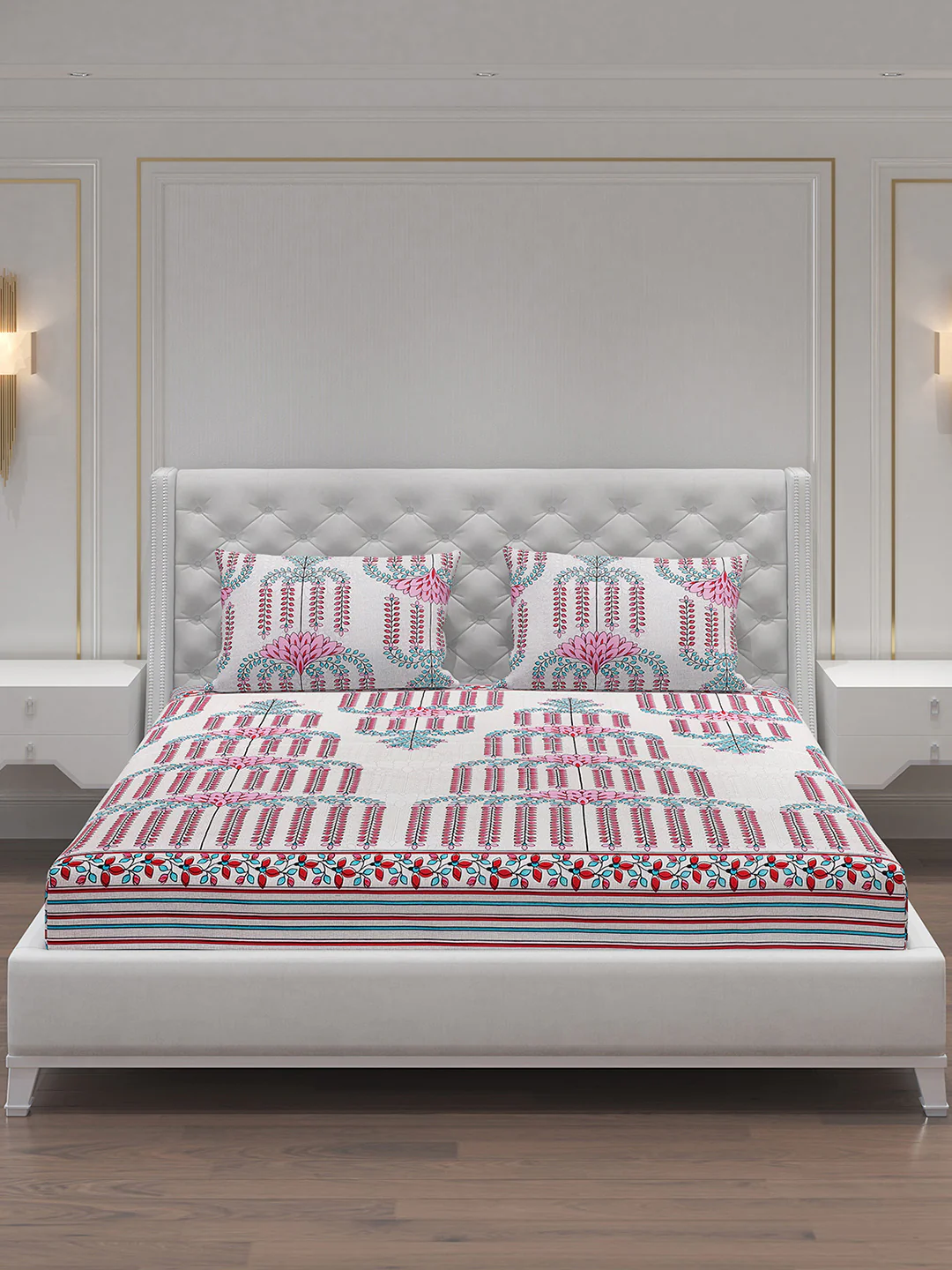 MOCA by Monte Carlo 120 GSM Microfibre Double Bedsheet with 2 Pillow Covers - Image 4