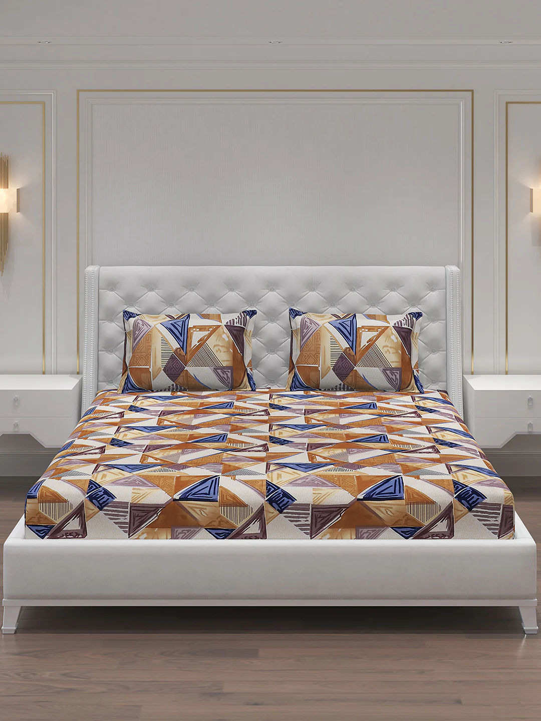 MOCA by Monte Carlo 120 GSM Microfibre Double Bedsheet with 2 Pillow Covers - Image 4