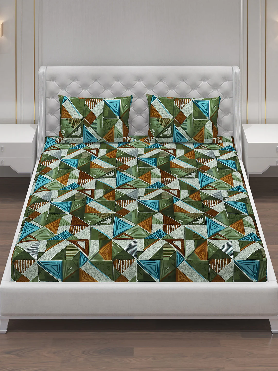 MOCA by Monte Carlo 120 GSM Microfibre Double Bedsheet with 2 Pillow Covers - Image 3