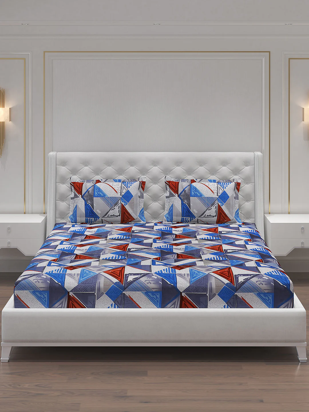 MOCA by Monte Carlo 120 GSM Microfibre Double Bedsheet with 2 Pillow Covers - Image 4