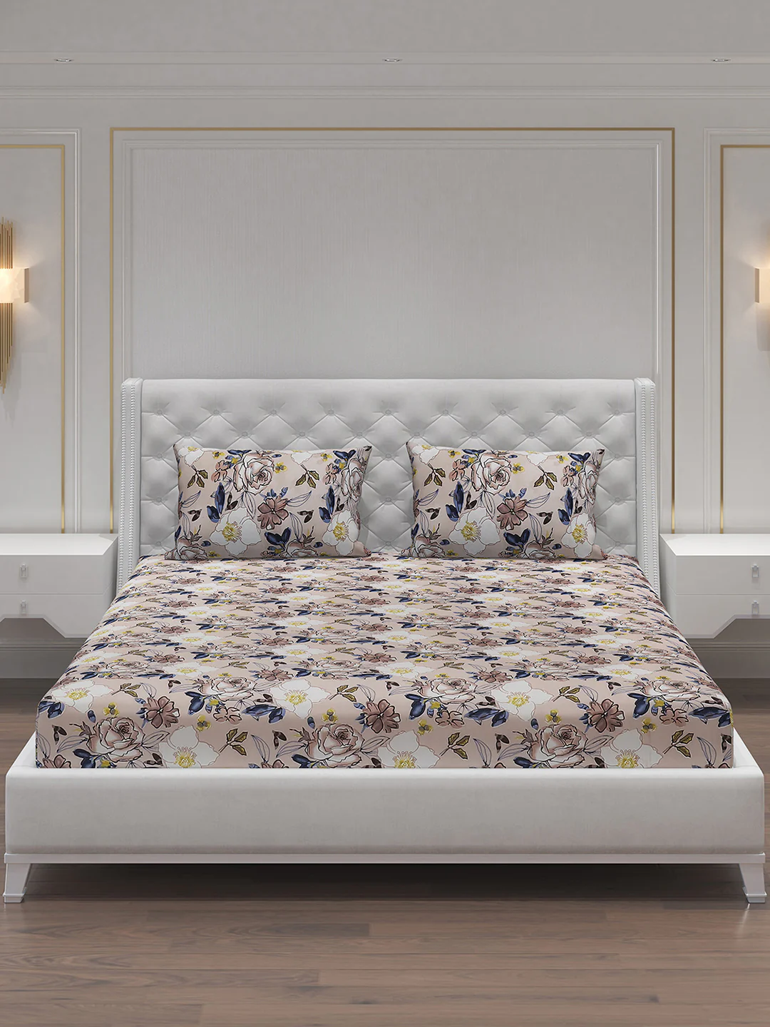 MOCA by Monte Carlo 120 GSM Microfibre Double Bedsheet with 2 Pillow Covers - Image 4