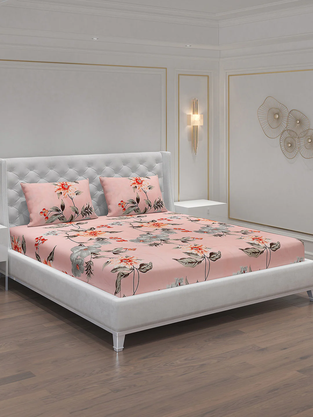 MOCA by Monte Carlo 120 GSM Microfibre Double Bedsheet with 2 Pillow Covers - Image 2