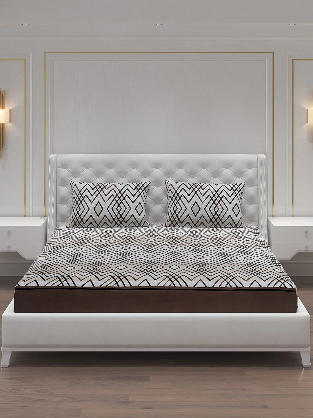 MOCA by Monte Carlo 120 GSM Microfibre Double Bedsheet with 2 Pillow Covers - Image 4