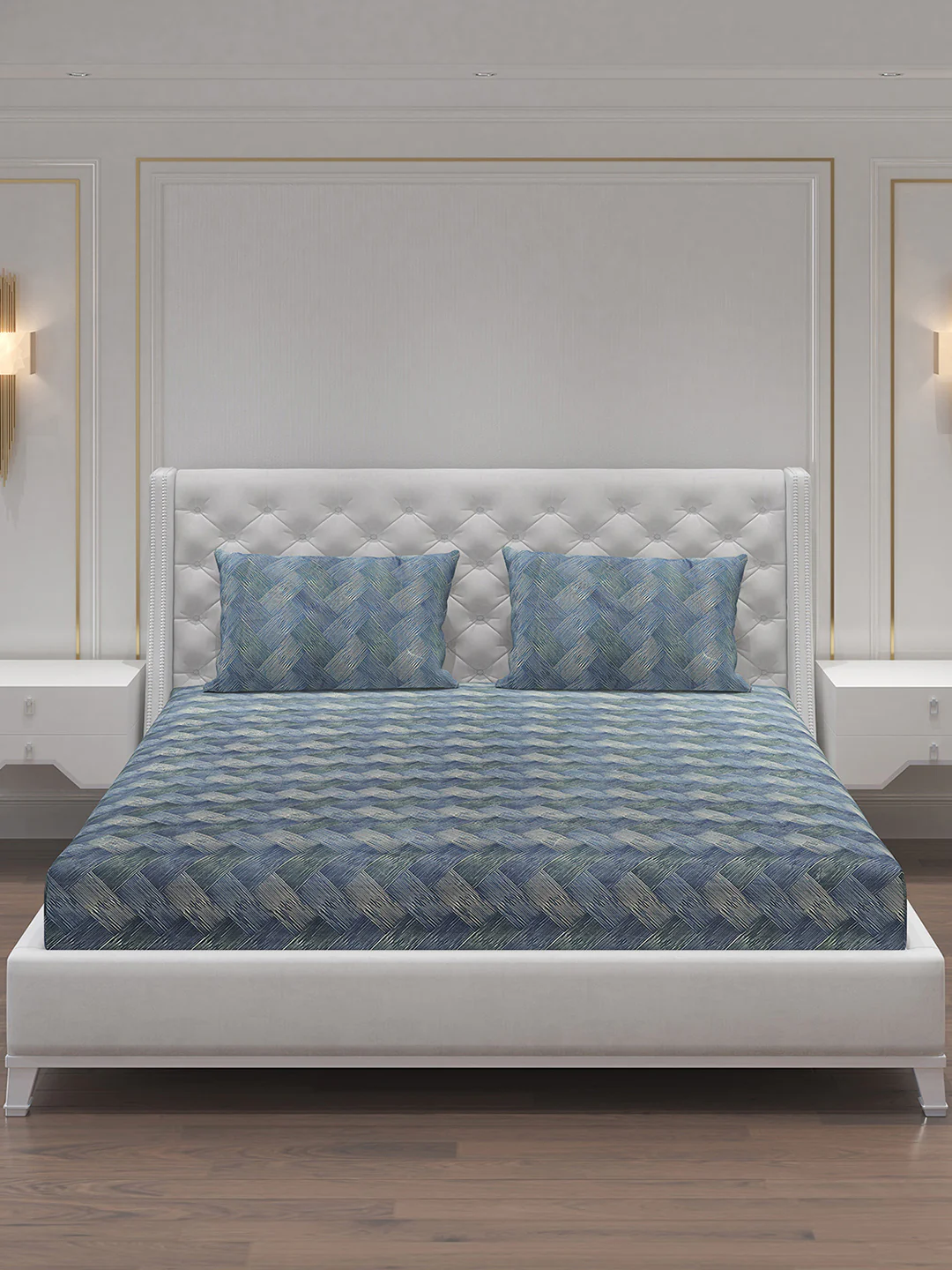 MOCA by Monte Carlo 120 GSM Microfibre Double Bedsheet with 2 Pillow Covers - Image 4