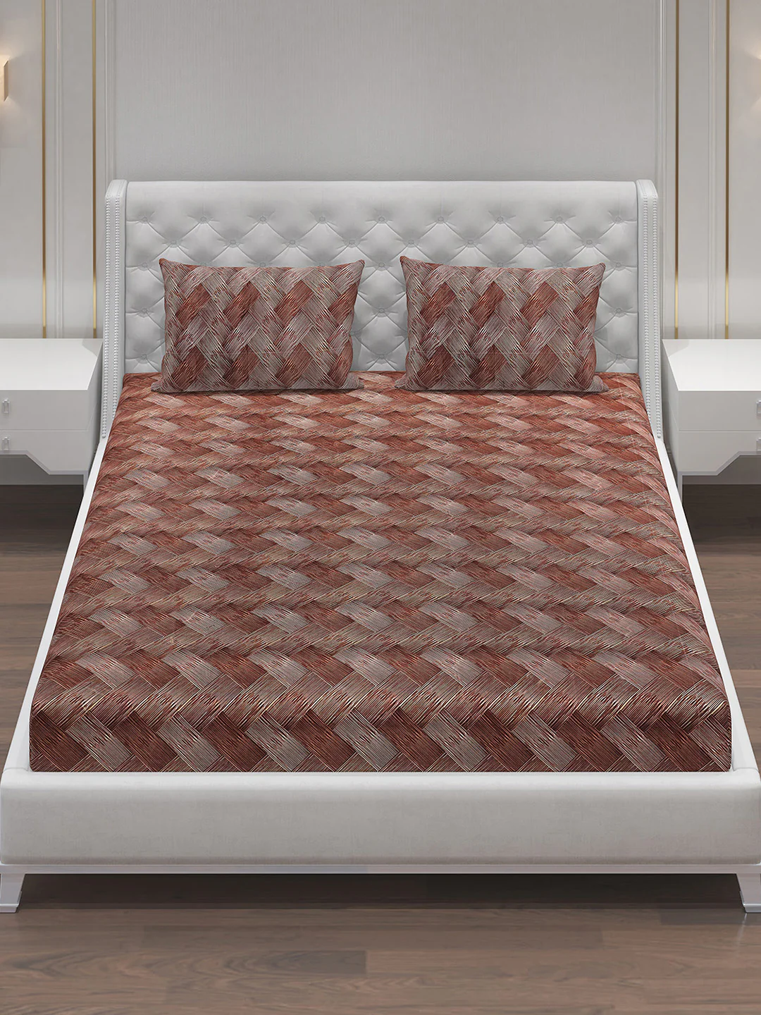 MOCA by Monte Carlo 120 GSM Microfibre Double Bedsheet with 2 Pillow Covers - Image 3