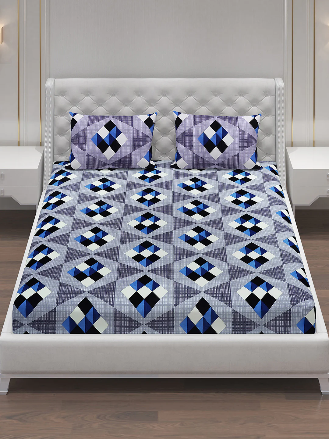 MOCA by Monte Carlo 120 GSM Microfibre Double Bedsheet with 2 Pillow Covers - Image 3