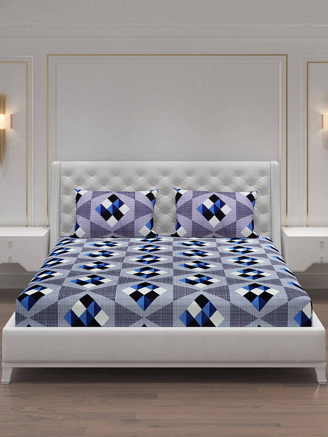 MOCA by Monte Carlo 120 GSM Microfibre Double Bedsheet with 2 Pillow Covers - Image 4