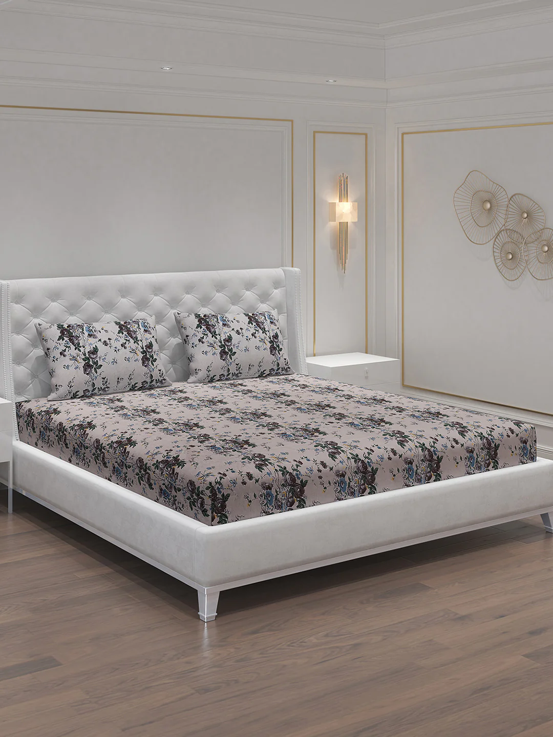 MOCA by Monte Carlo 120 GSM Microfibre Double Bedsheet with 2 Pillow Covers - Image 2