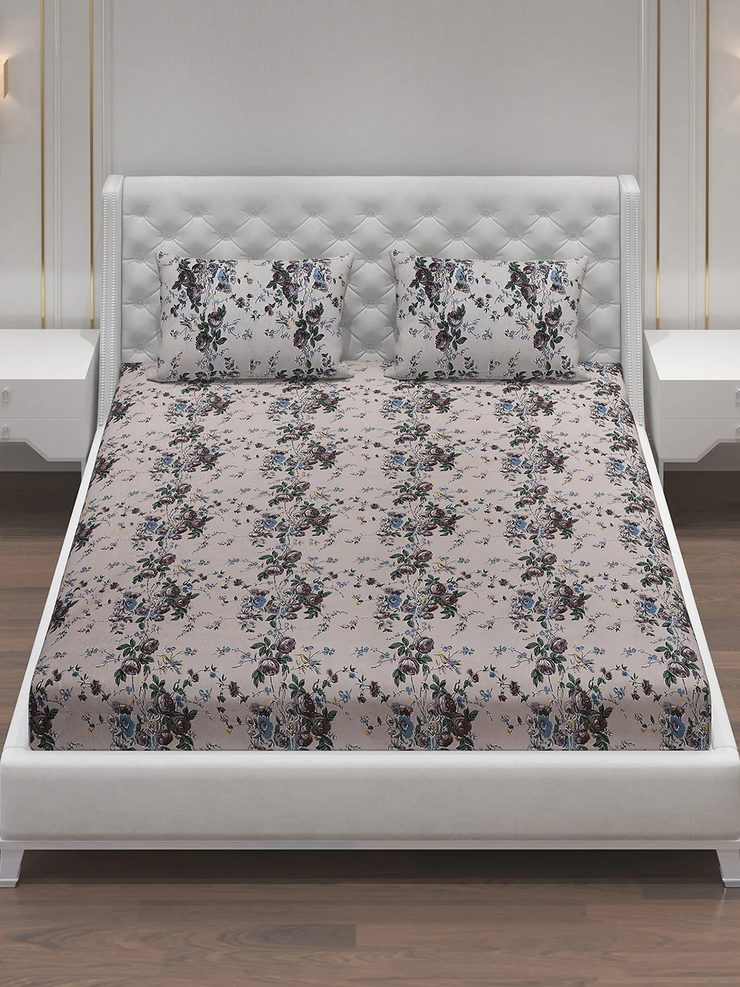 MOCA by Monte Carlo 120 GSM Microfibre Double Bedsheet with 2 Pillow Covers - Image 3