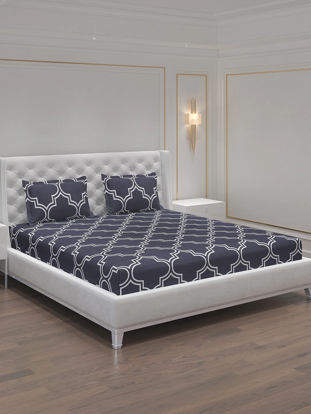 MOCA by Monte Carlo 120 GSM Microfibre Double Bedsheet with 2 Pillow Covers - Image 2