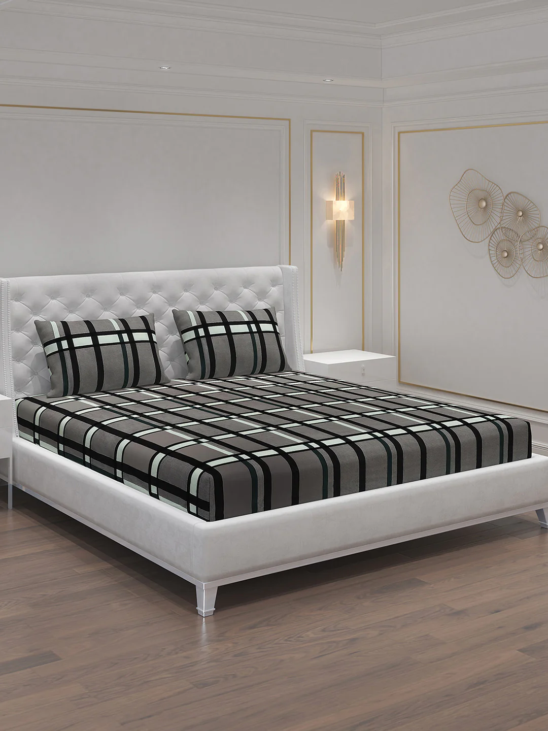 MOCA by Monte Carlo 120 GSM Microfibre Double Bedsheet with 2 Pillow Covers - Image 2