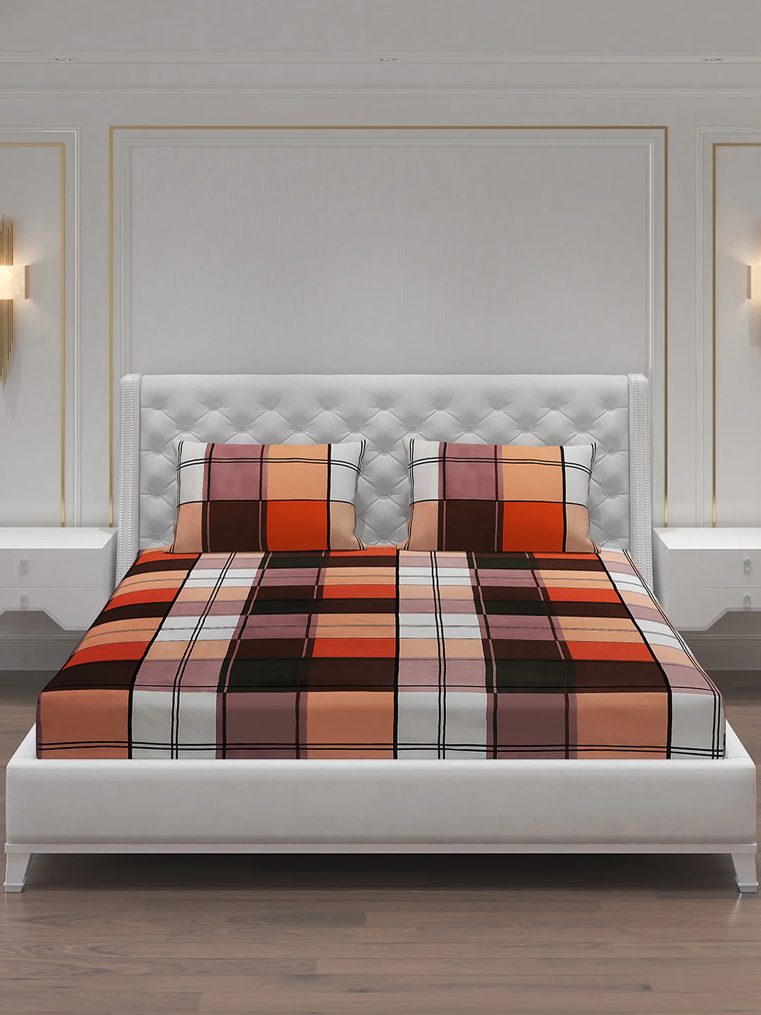 MOCA by Monte Carlo 120 GSM Microfibre Double Bedsheet with 2 Pillow Covers - Image 4