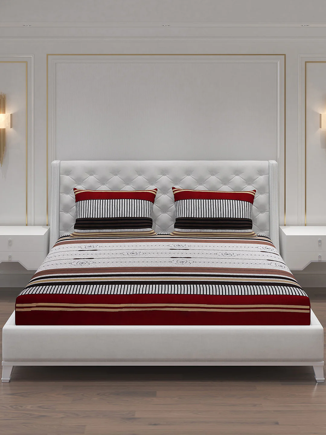 MOCA by Monte Carlo 120 GSM Microfibre Double Bedsheet with 2 Pillow Covers - Image 4