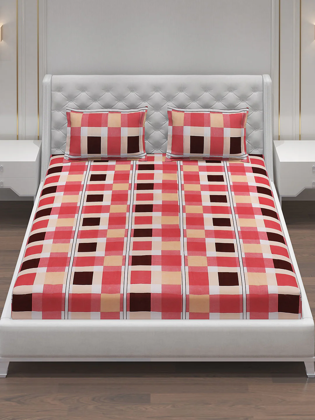 MOCA by Monte Carlo 120 GSM Microfibre Double Bedsheet with 2 Pillow Covers - Image 3