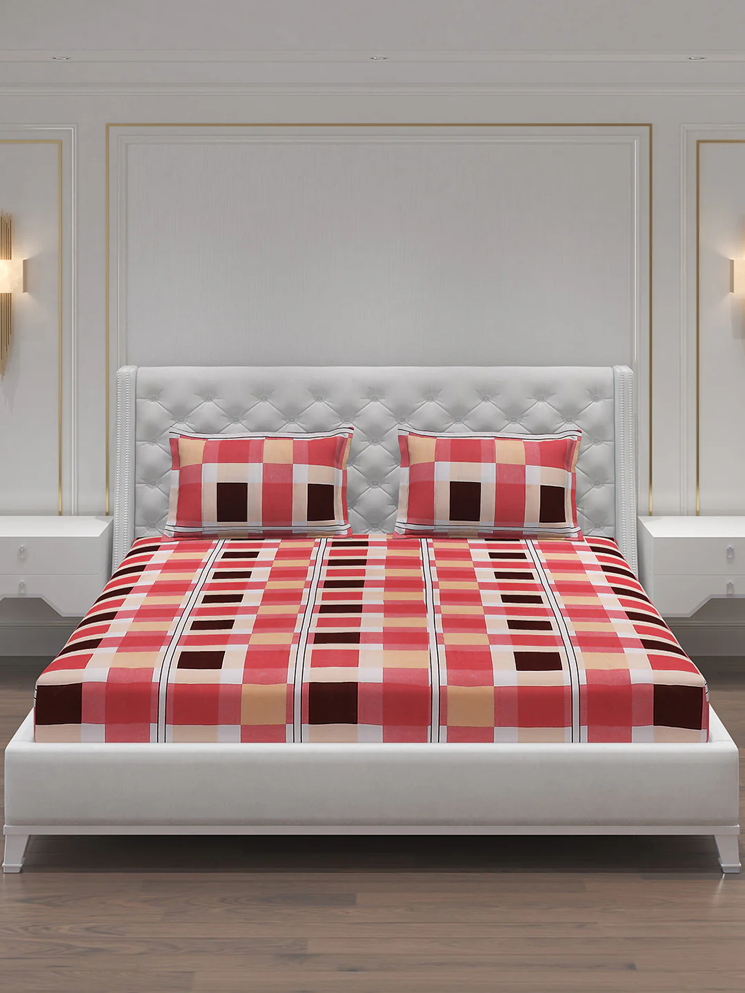 MOCA by Monte Carlo 120 GSM Microfibre Double Bedsheet with 2 Pillow Covers - Image 4