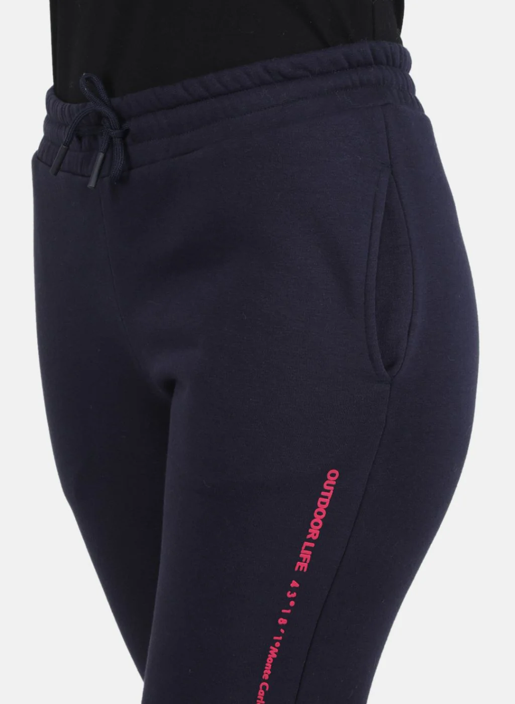 Women NAvy Blue Solid Tracksuit - Image 5