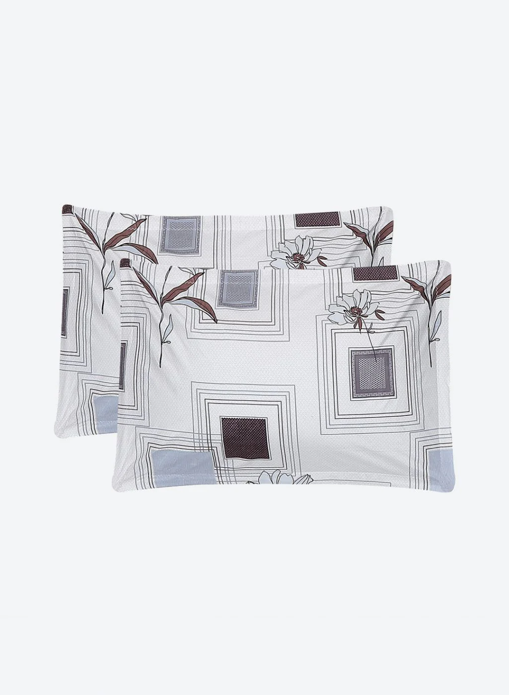 130 GSM Polyester Queen Bedsheet with 2 Pillow Covers - Image 7