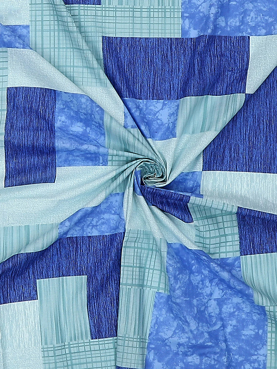 140TC Pure Cotton Queen Bedsheet with 2 Pillow Covers - Image 8
