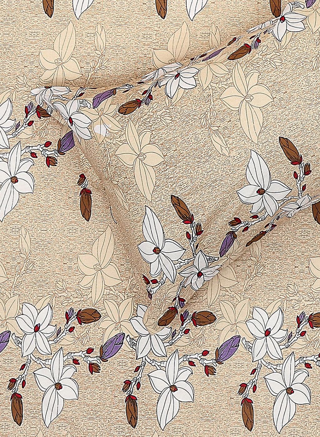 144TC Pure Cotton Single Bedsheet with 1 Pillow Covers - Image 5