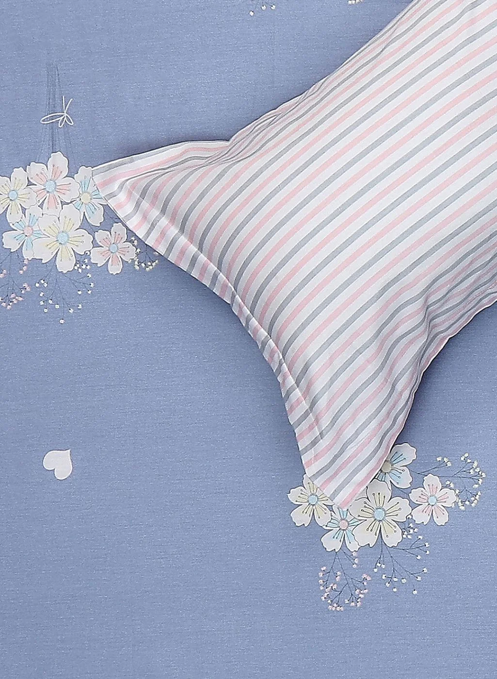 200TC Pure Cotton Queen Bedsheet with 2 Pillow Covers - Image 5