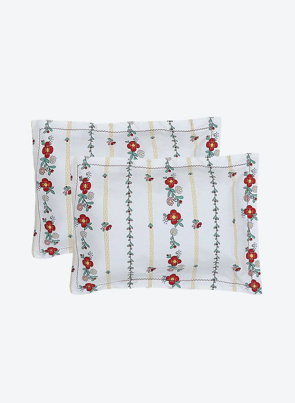 200TC Pure Cotton Queen Bedsheet with 2 Pillow Covers - Image 7