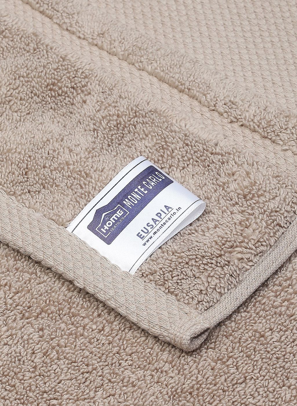 Beige Cotton 625 GSM Bath Towel - Image 4