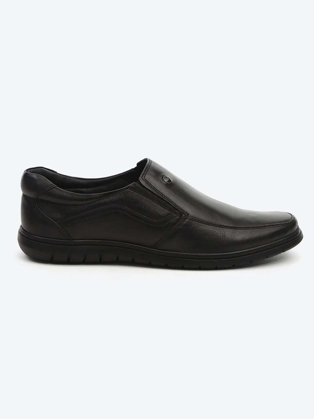 Monte Carlo Black Comfortable Slip on Formal Shoes for Men - Image 5