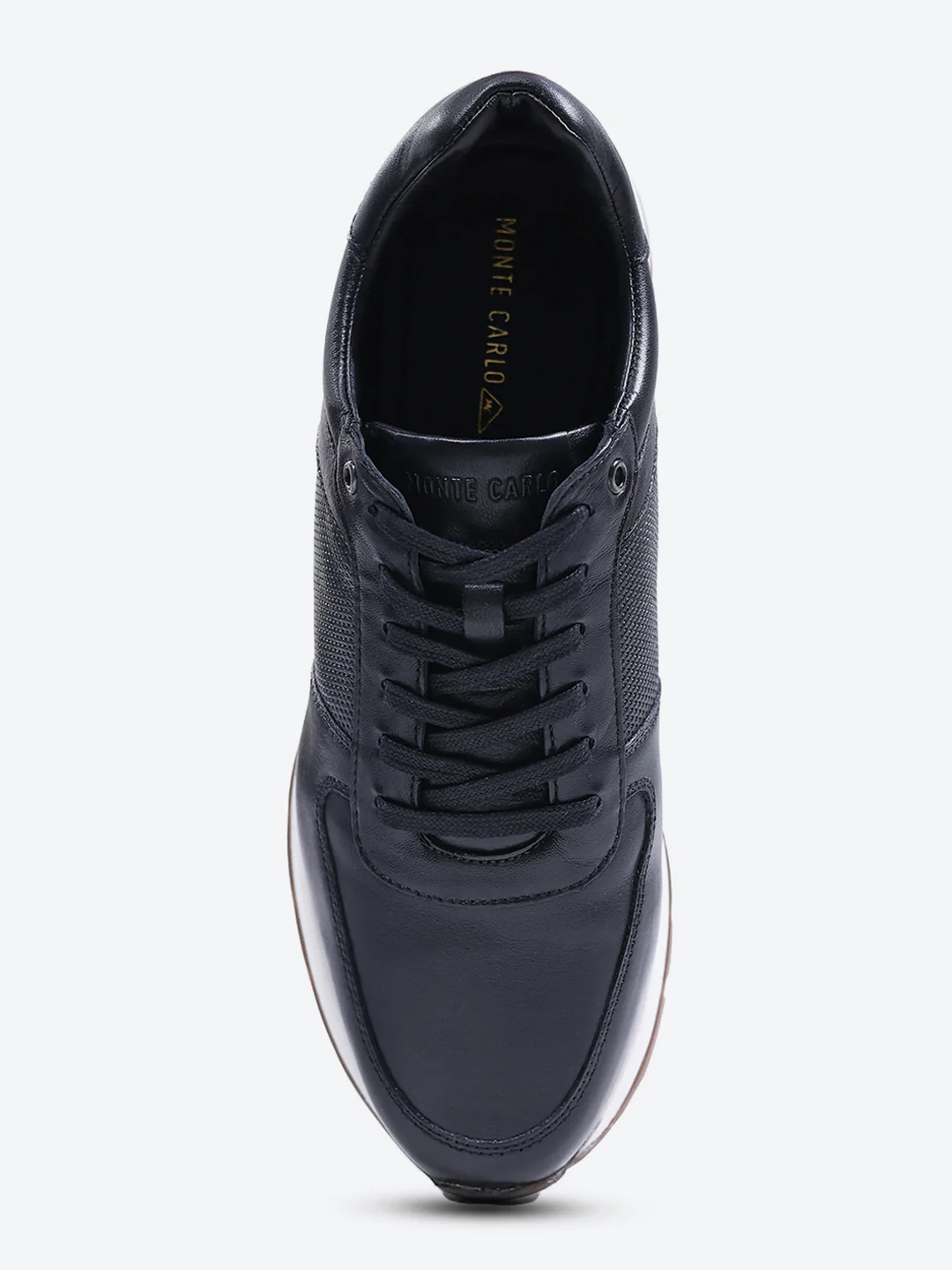 Monte Carlo Black Lace Up Low-Top Casual Sneaker Shoe for Men - Image 6