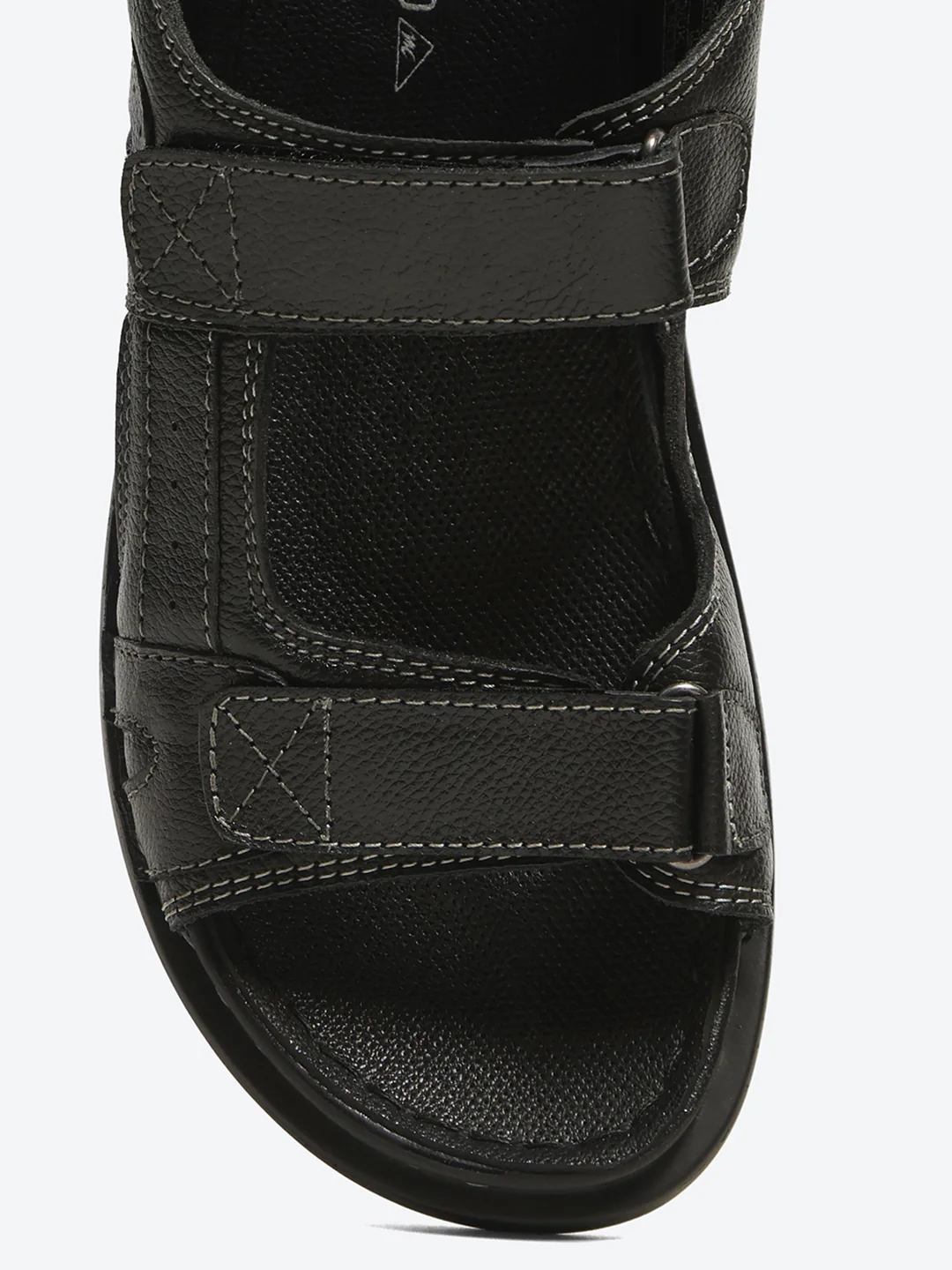 Monte Carlo Black Velcro Adjustable Sporty Look I Daily Use Walking & Outdoor I Casual Floater Sandals for Men - Image 7