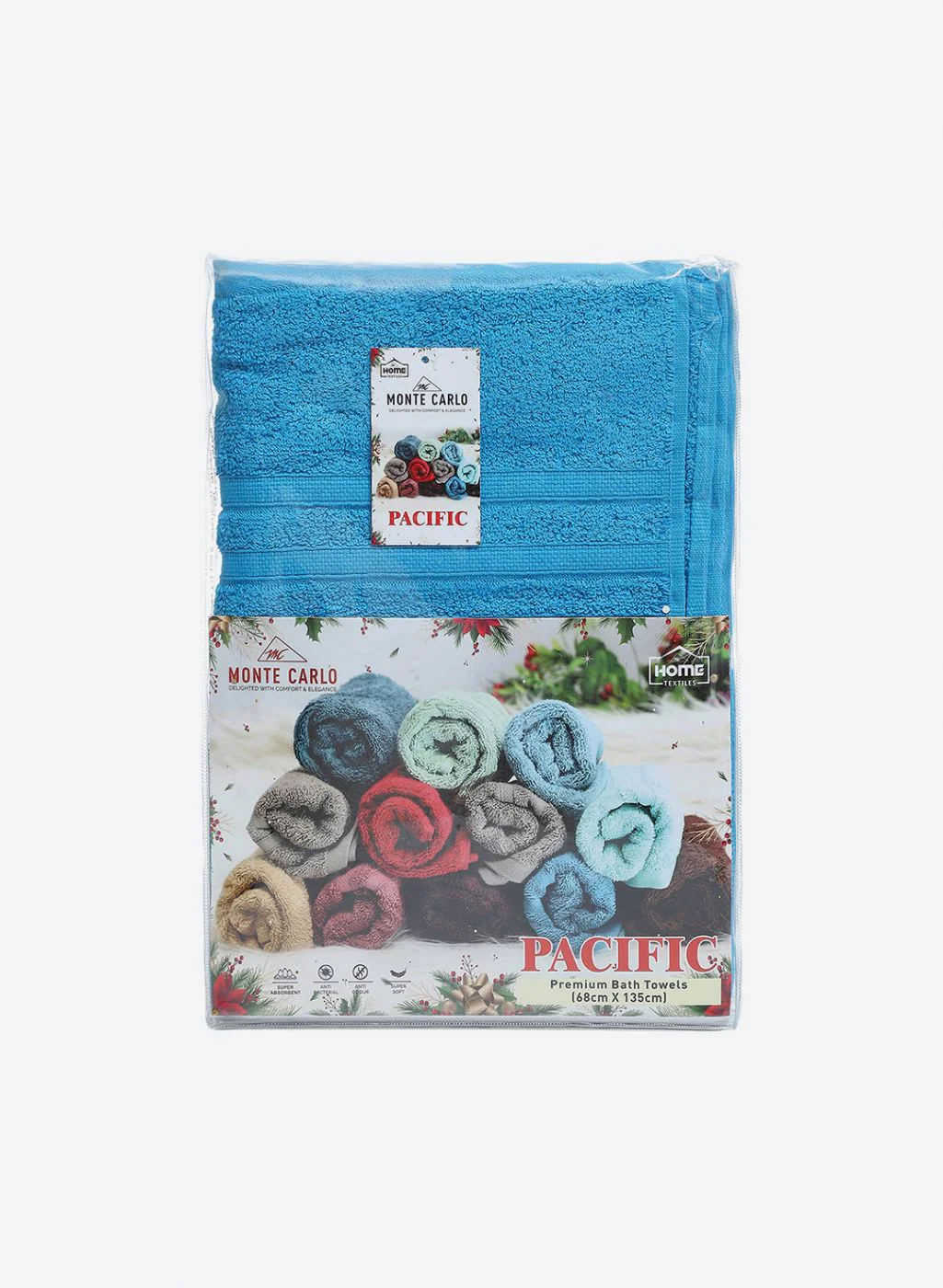 Blue Cotton 525 GSM Bath Towel - Image 5