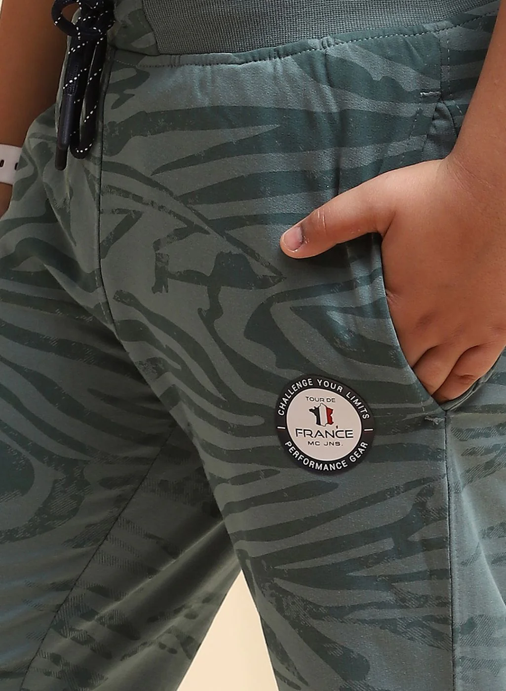 Boys Green Regular Fit Lower - Image 6