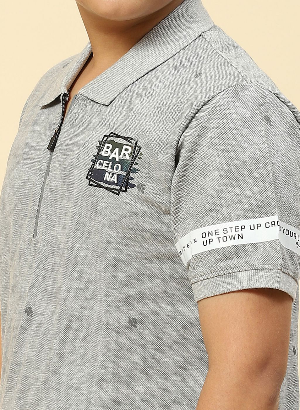 Boys Grey Printed T-Shirt - Image 6