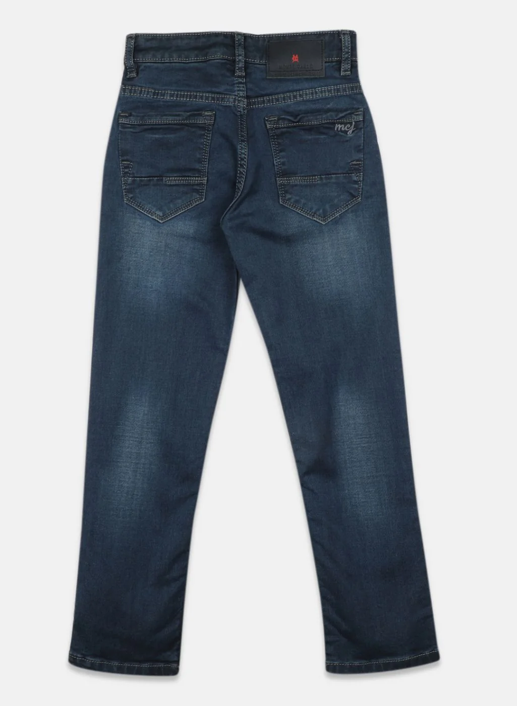 Boys NAvy Blue Regular Fit Denim - Image 2