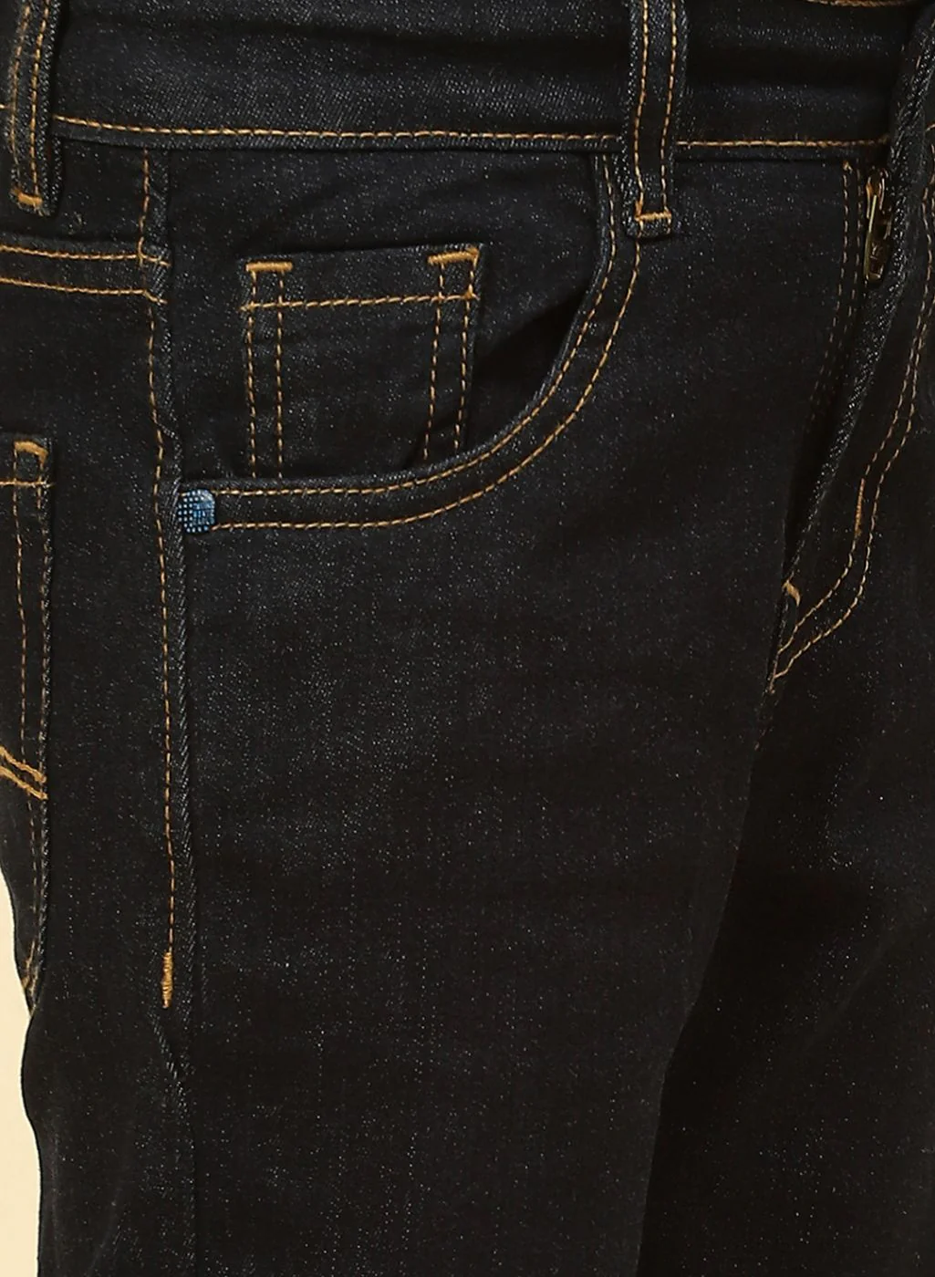 Boys NAvy Blue Slim Fit Denim - Image 6
