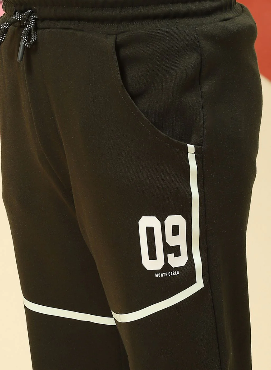 Boys Olive Regular Fit Lower - Image 6