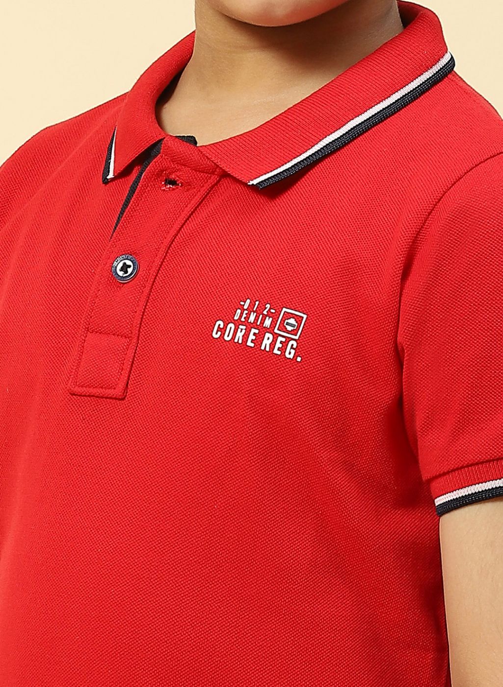 Boys Red Printed T-Shirt - Image 6