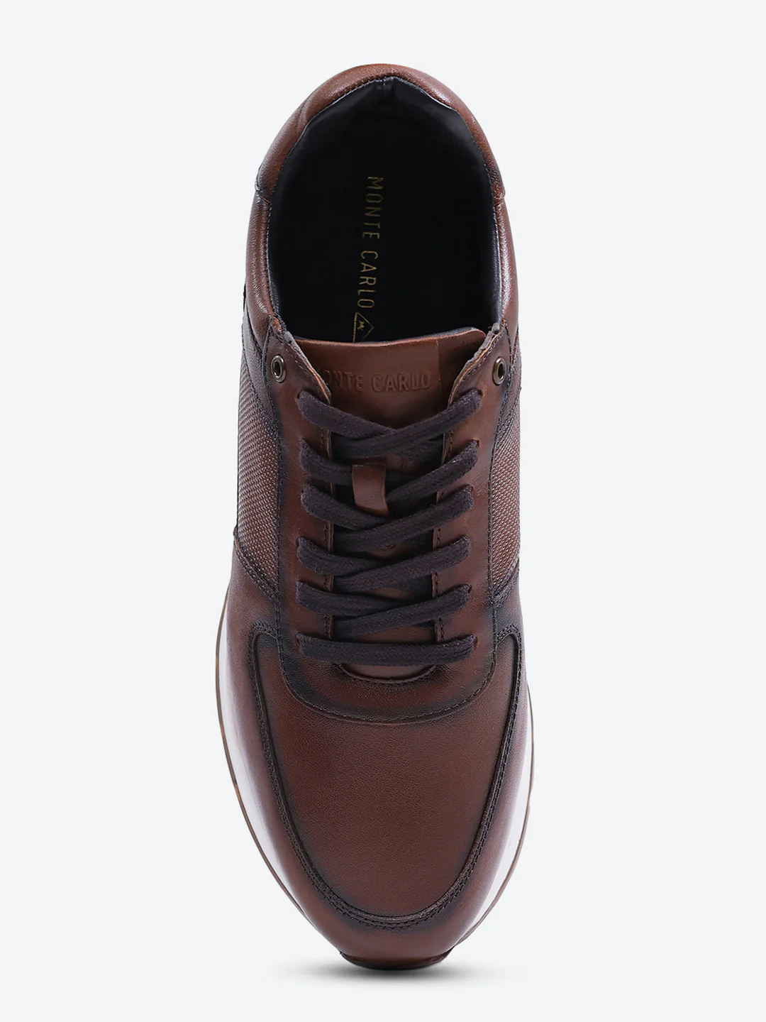 Monte Carlo Brown Lace Up Low-Top Casual Sneaker Shoe for Men - Image 6