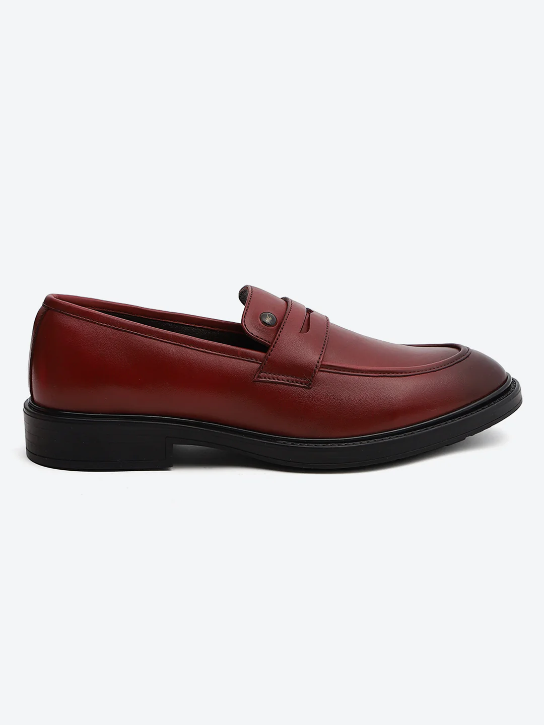 Monte Carlo Cherry Slip-On I Formal I Party Wear Leather Penny Loafers for Men - Image 5