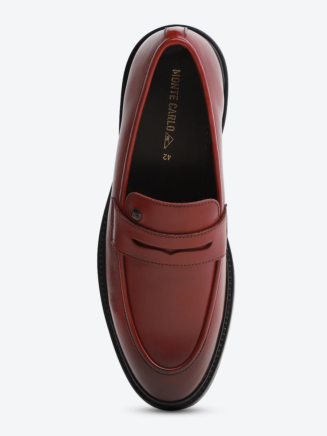 Monte Carlo Cherry Slip-On I Formal I Party Wear Leather Penny Loafers for Men - Image 6