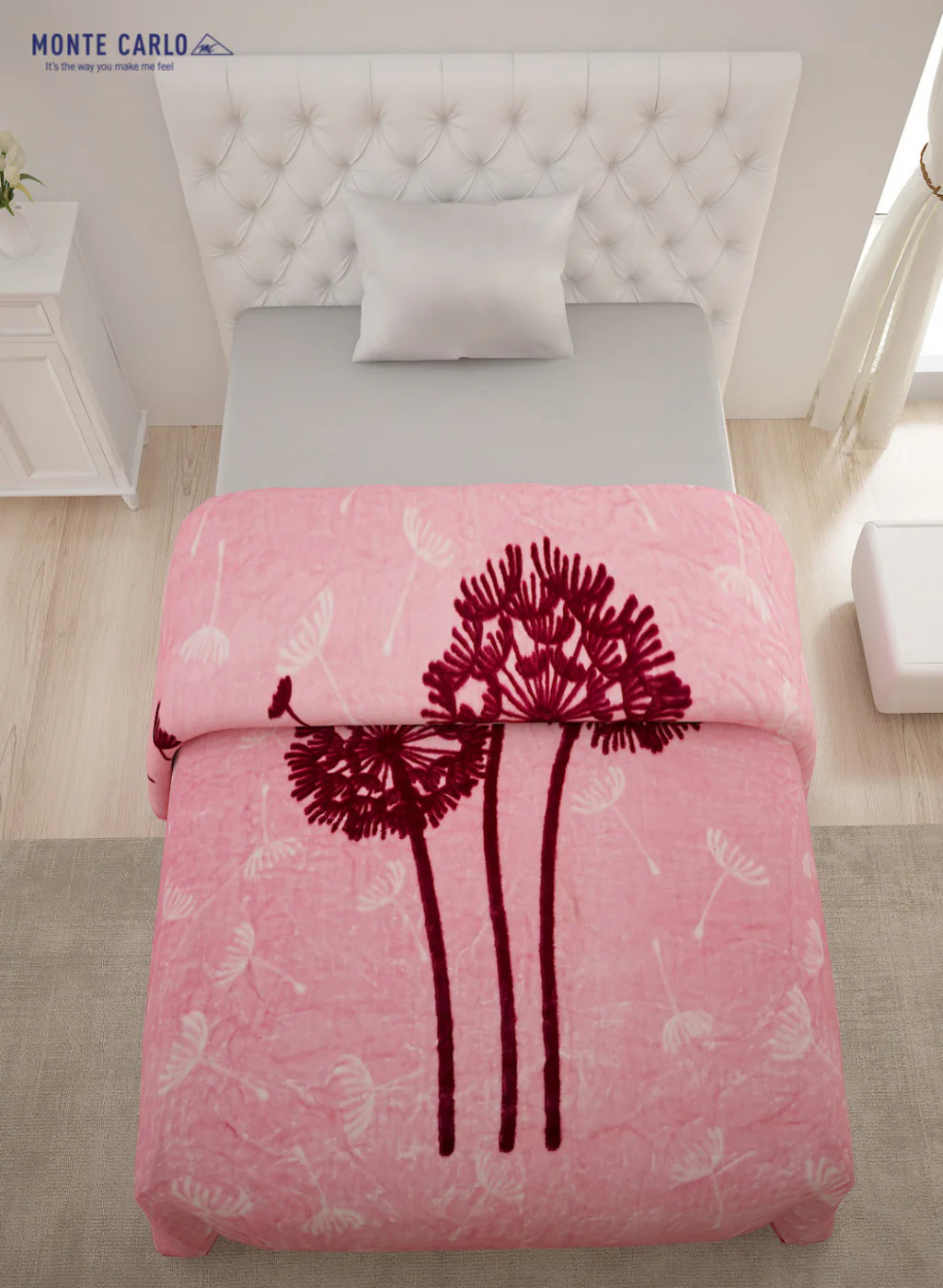 Double Bed Multicolor Mink Blanket - 1 Ply - Image 3