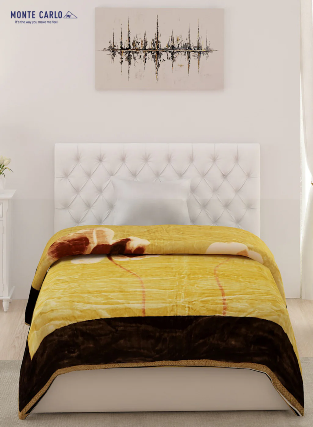 Double Bed Multicolor Mink Blanket - 1 Ply - Image 2