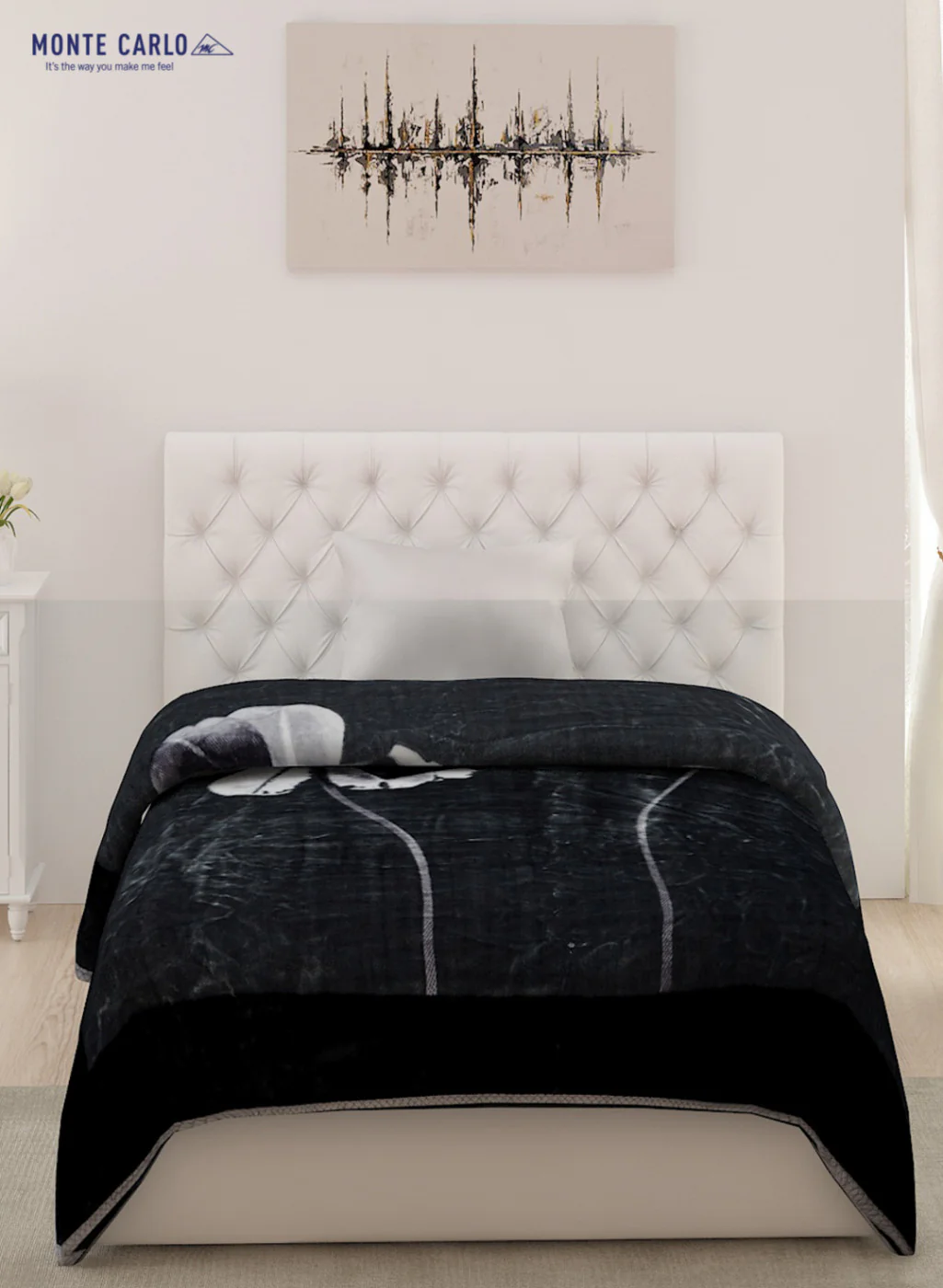 Double Bed Multicolor Mink Blanket - 1 Ply - Image 2