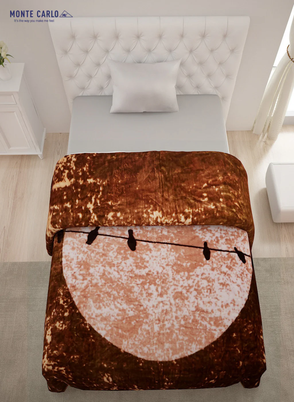 Double Bed Multicolor Mink Blanket - 1 Ply - Image 3