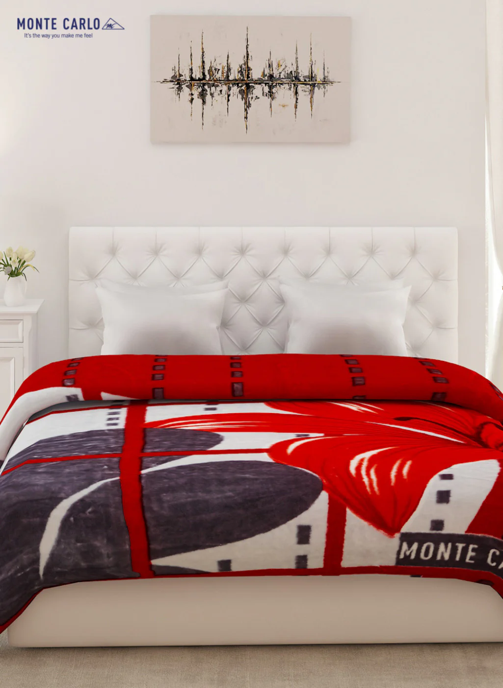Double Bed Multicolor Mink Blanket - 2 Ply - Image 2