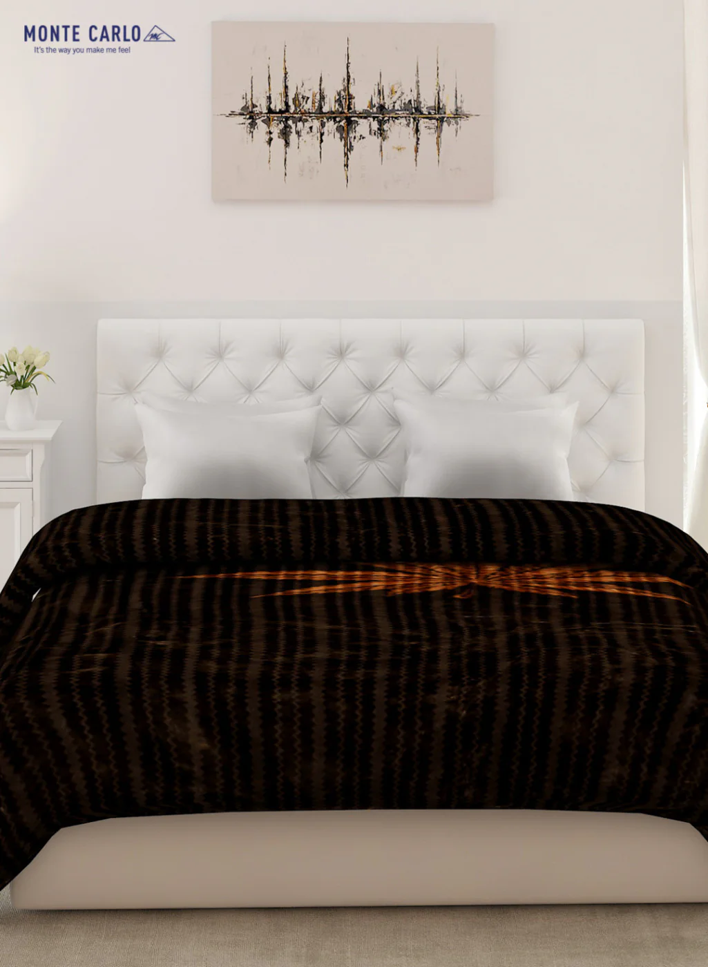 Double Bed Multicolor Mink Blanket - 2 Ply - Image 2