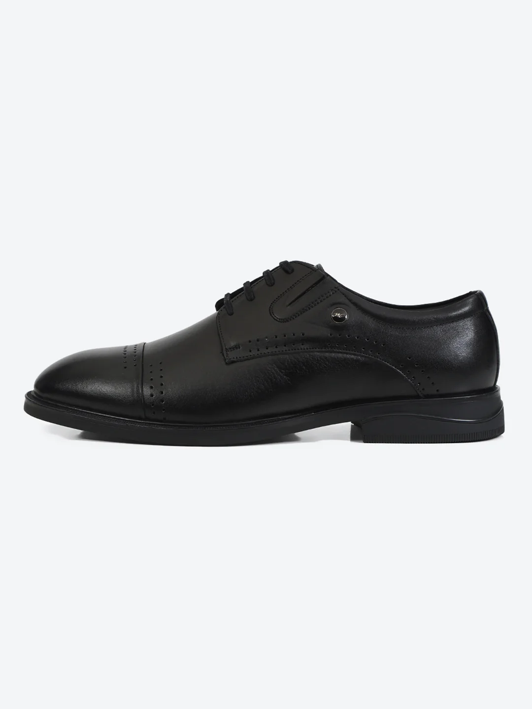 Monte Carlo Formal Derby Black Shoes for Men - Image 4