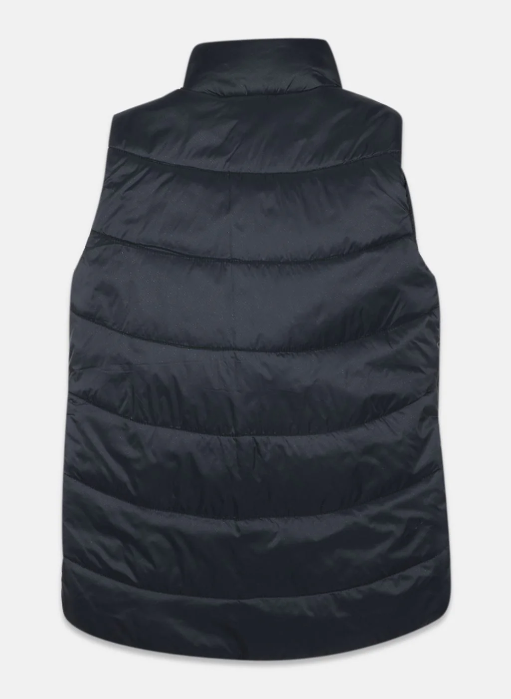 Girls Black Solid Jacket - Image 2
