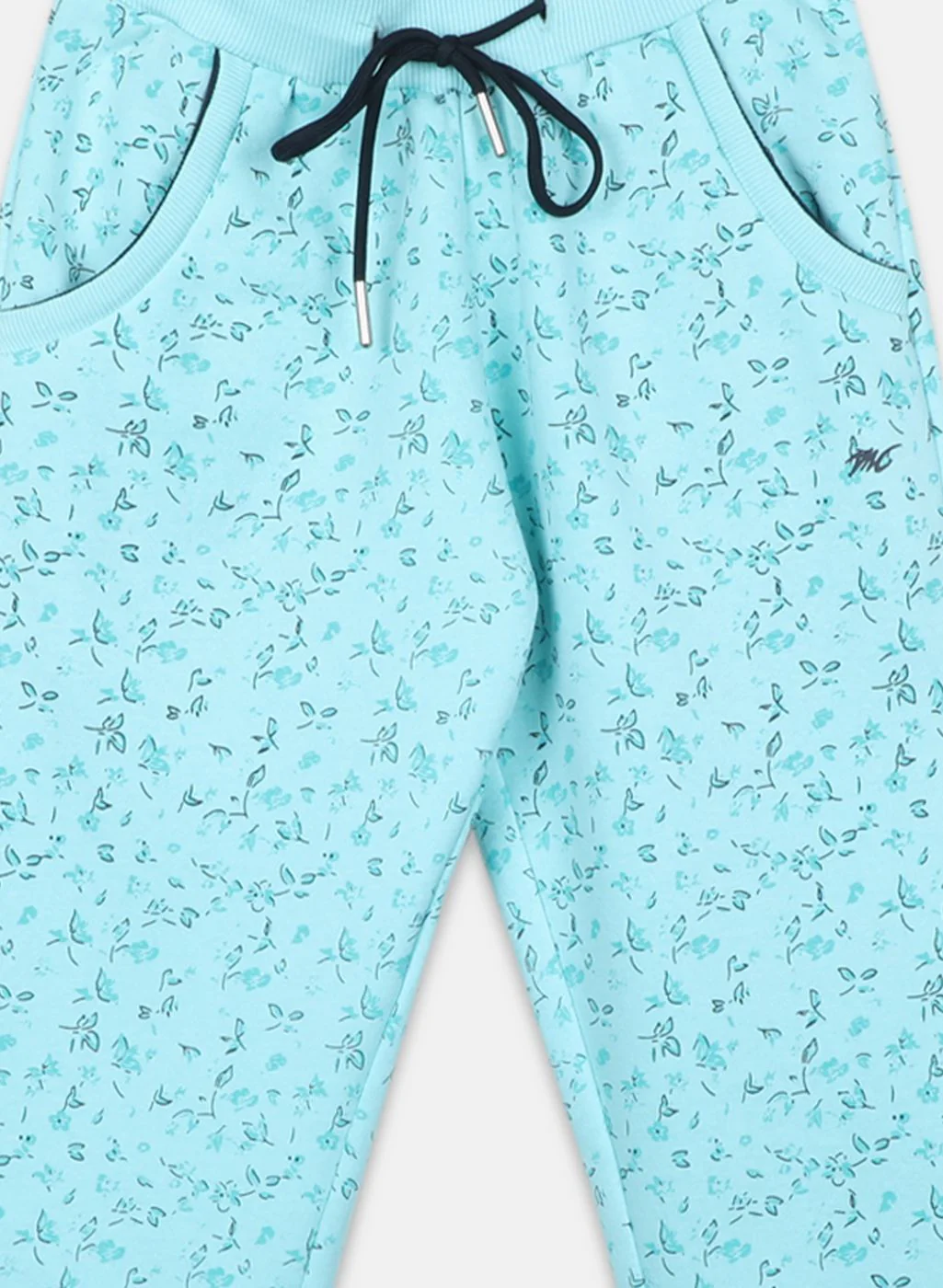 Girls Blue Regular Fit Lower - Image 3